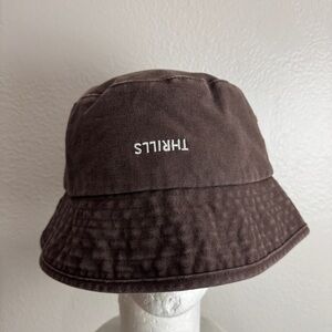 Thrills Minimal Bucket Hat Postal Brown OSFM